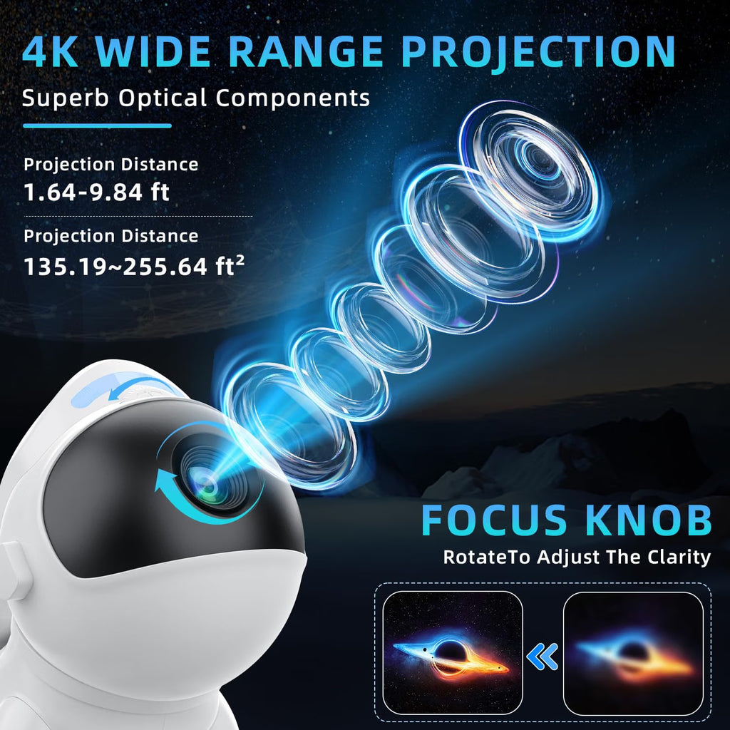 Galaxy Projector Pro with 13 HD Galaxy Discs